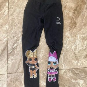 LOL SURPRISE! LEGGINGS MADE BY PUMA SZ 7